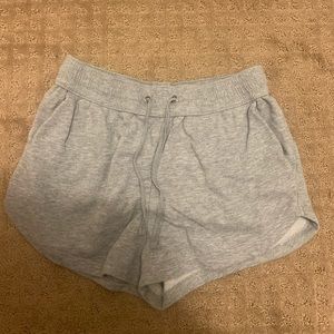 Gray sweater shorts